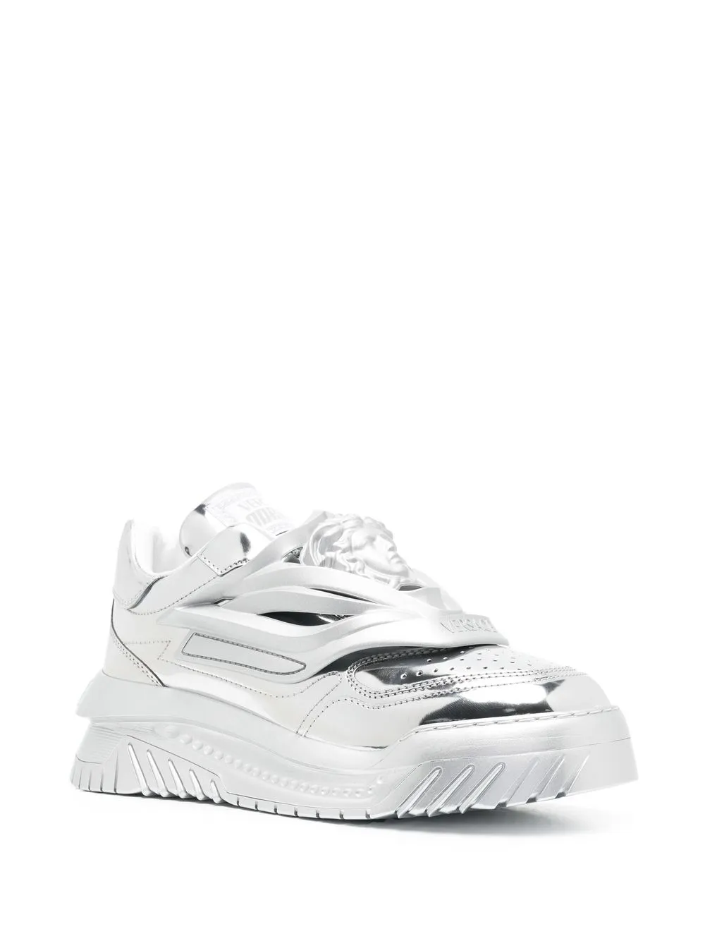 Versace Medusa Laminate low-top sneakers - Grijs