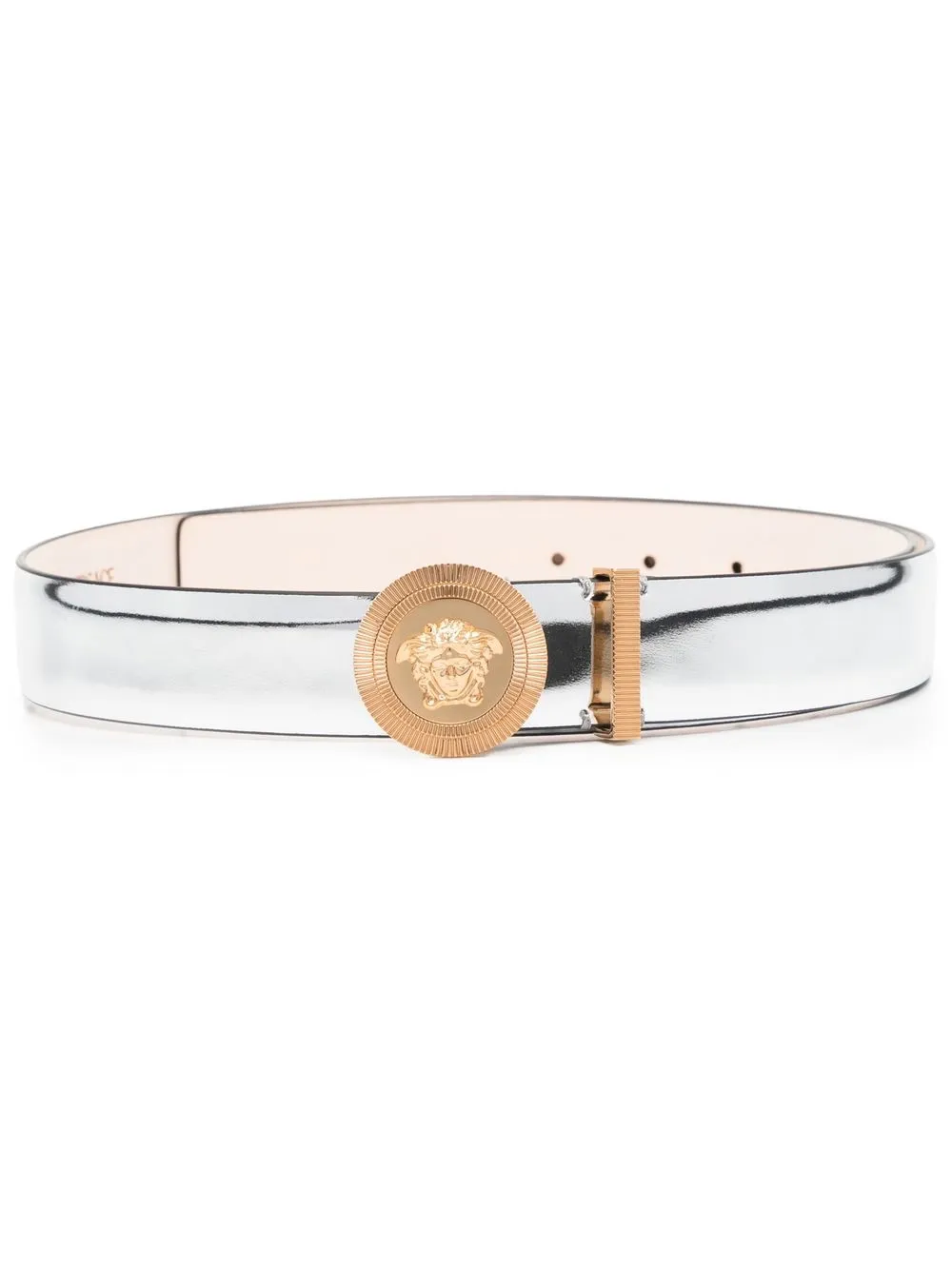 

Versace cinturón con hebilla del logo Medusa - Plateado