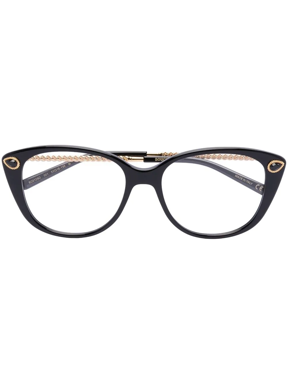 

Boucheron Eyewear lentes con armazón cat eye - Negro