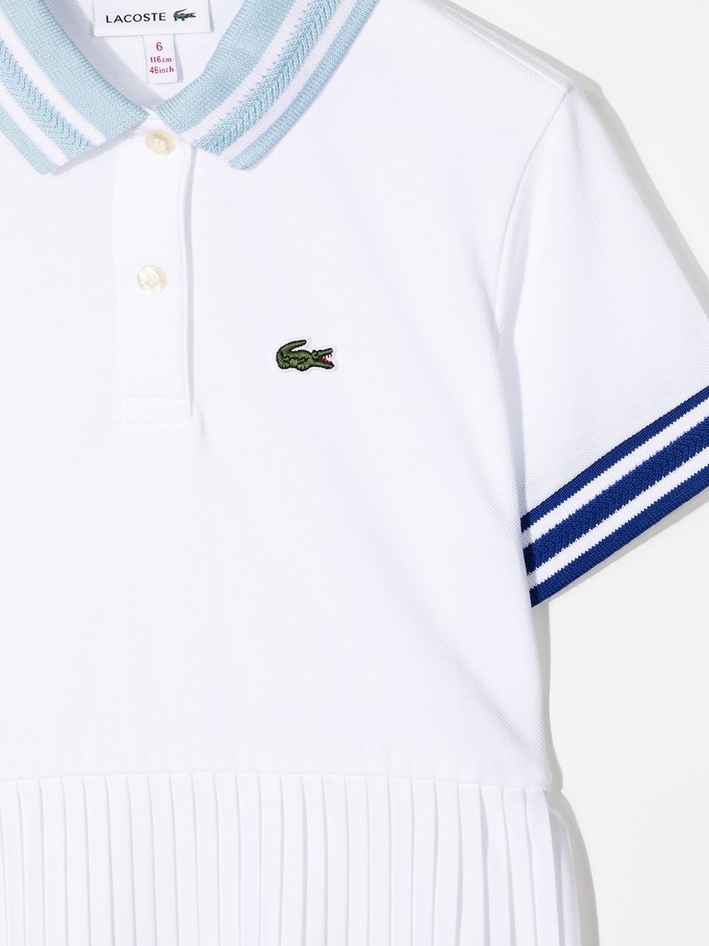 фото Lacoste kids pleated polo-shirt tennis dress