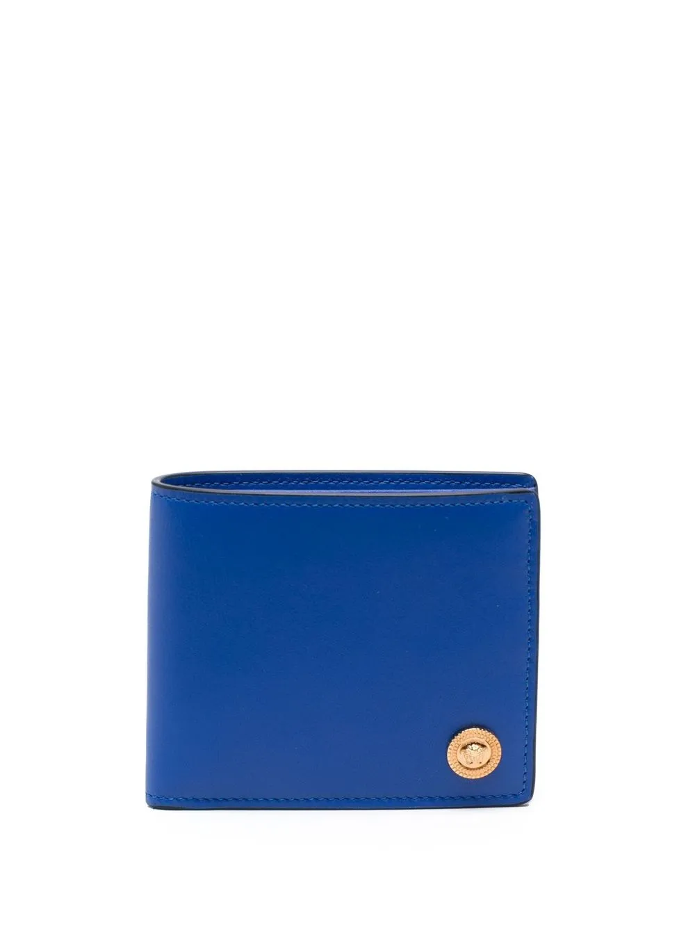 

Versace cartera con placa del logo - Azul