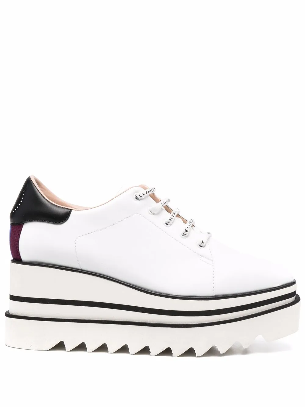 

Stella McCartney zapatillas Elyse con tacón de 80mm - Blanco