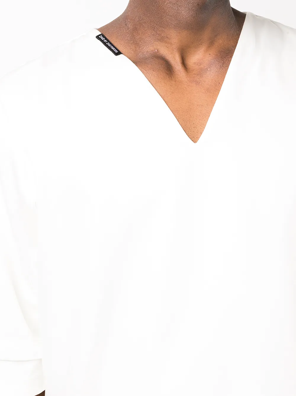 фото Zaid farouki толстовка с v-образным вырезом