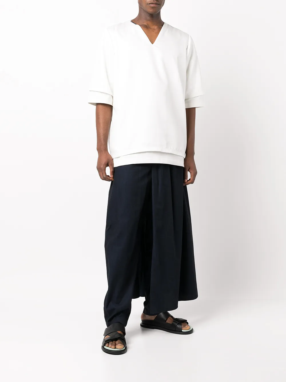 фото Zaid farouki толстовка с v-образным вырезом