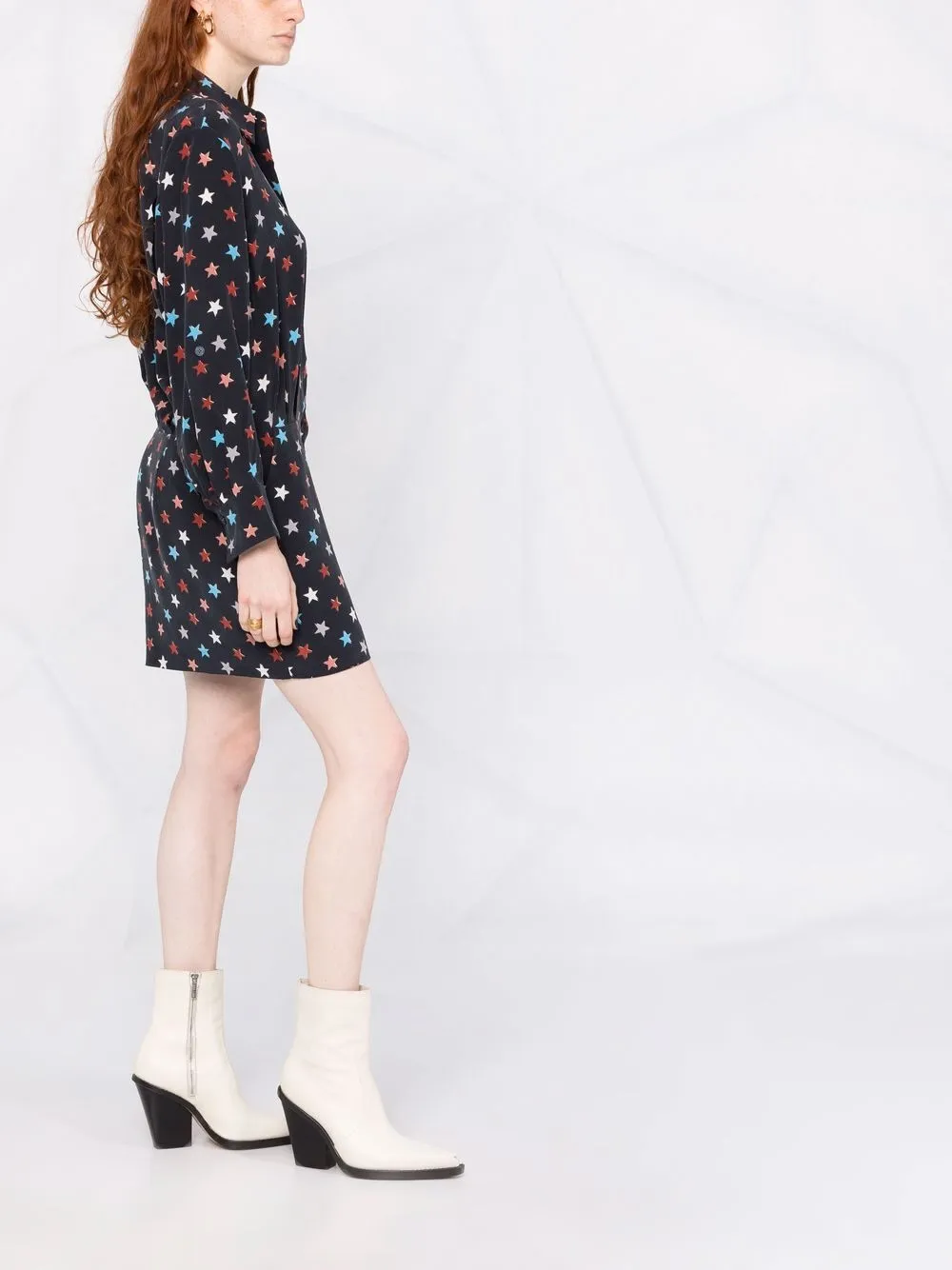 Equipment Claudette starprint Dress Farfetch