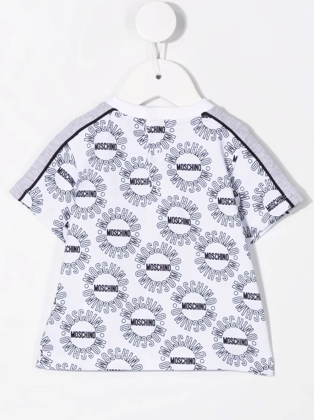 Moschino Kids T-shirt met logo - Wit