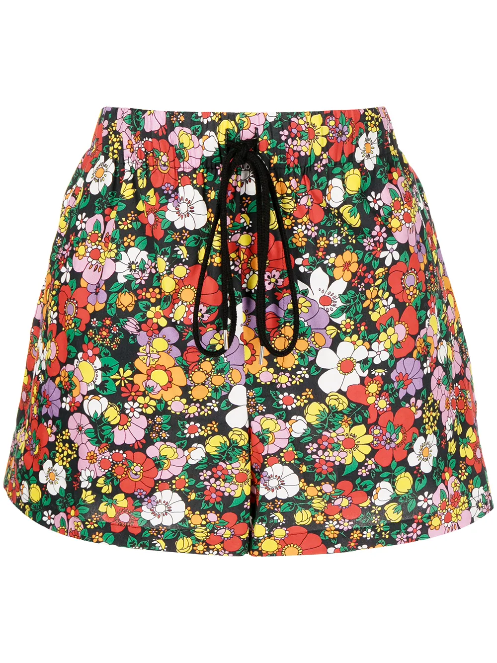 

Christopher Kane shorts deportivos con estampado floral - Multicolor