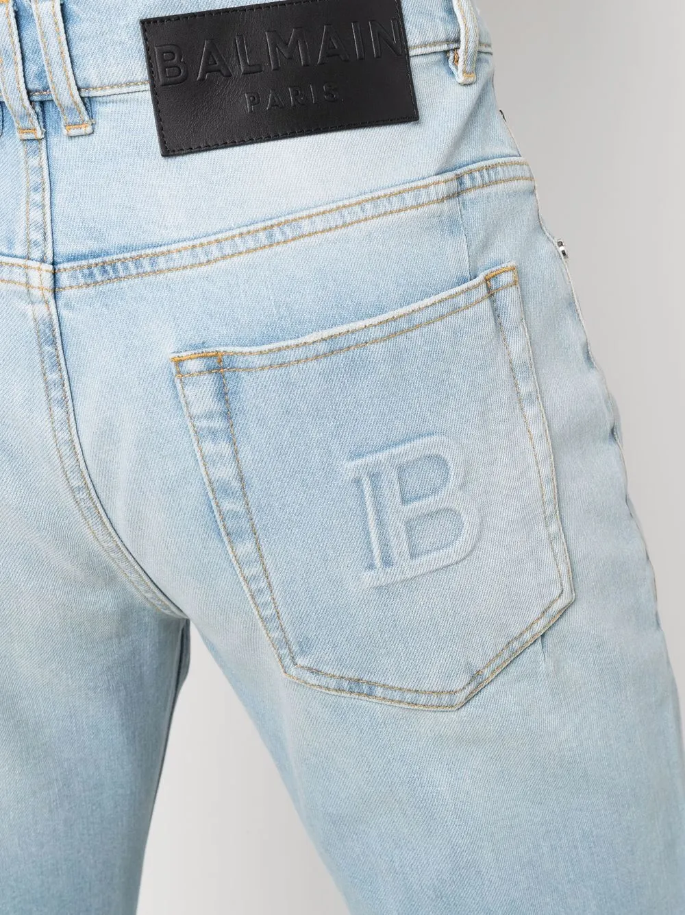 Light blue clearance balmain jeans