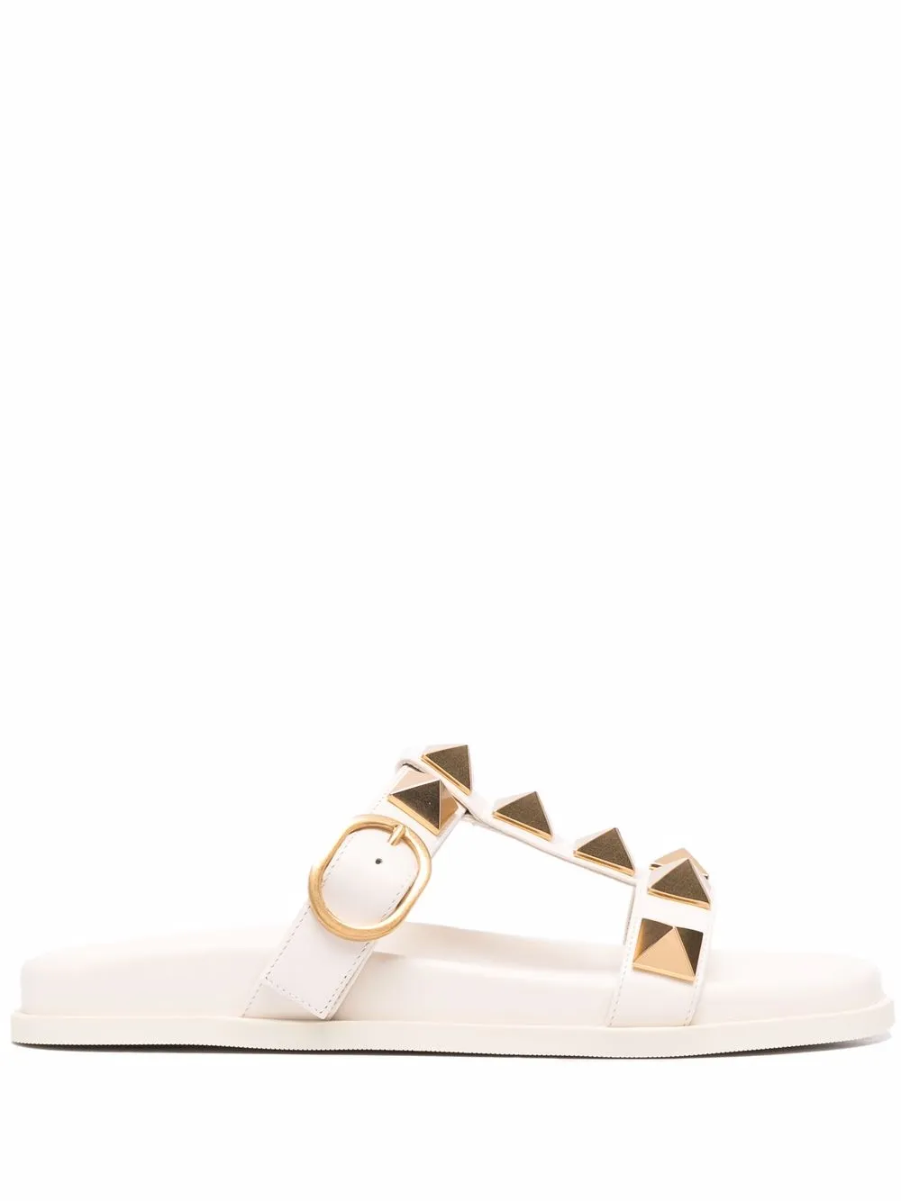 

Valentino Garavani Roman Stud slide sandals - Neutrals