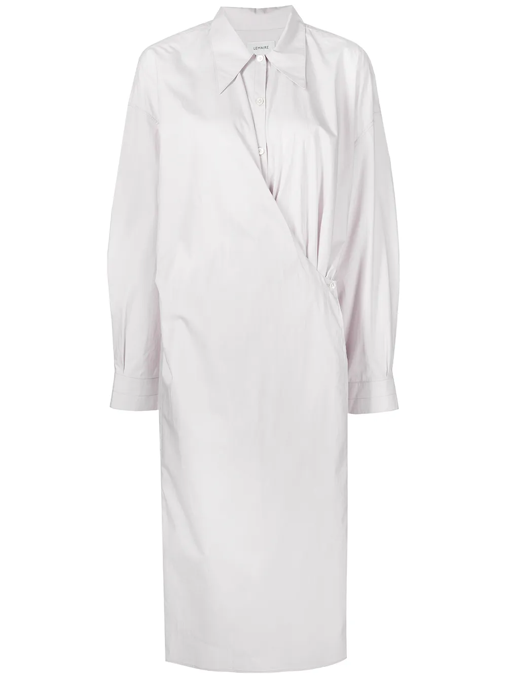 

Lemaire Twisted midi shirt dress - Purple