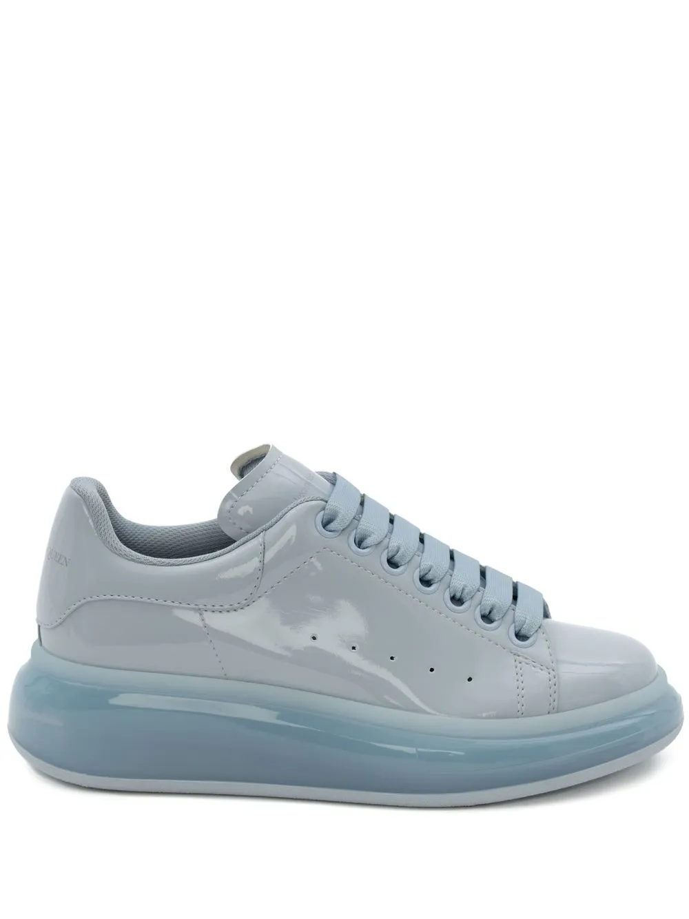 

Alexander McQueen Oversized lace-up sneakres - Blue