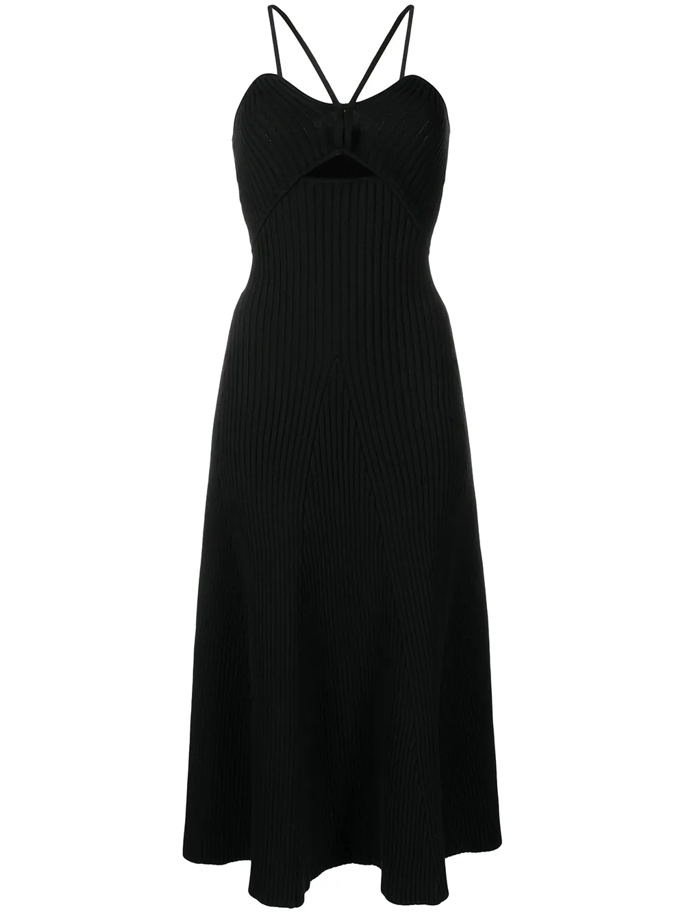 

Anna Quan Galina halterneck midi dress - Black