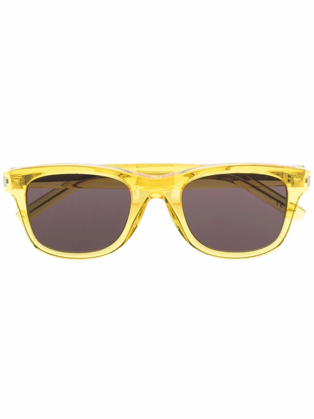 

Saint Laurent Eyewear Wellington-frame sunglasses - Yellow