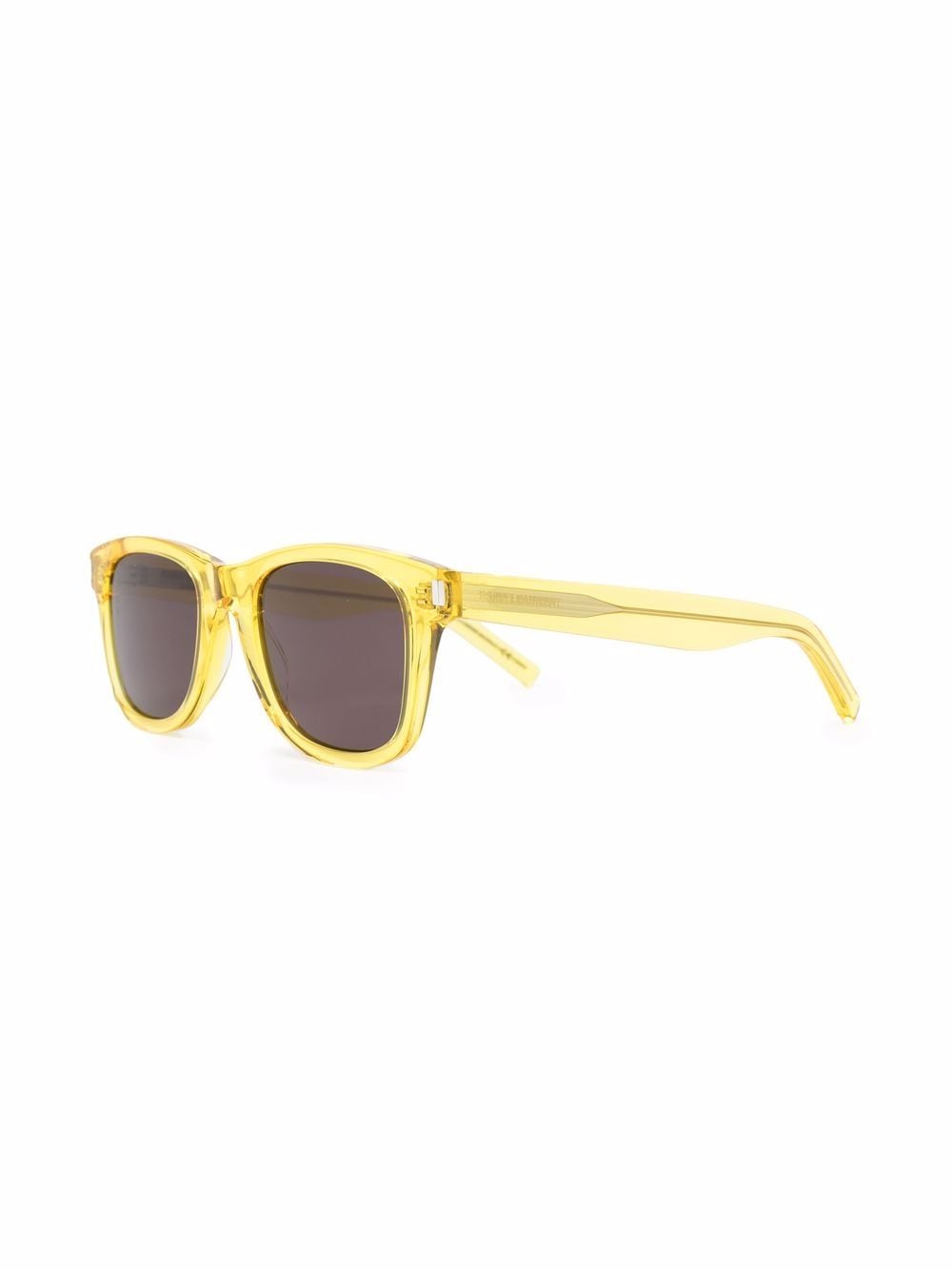 Saint Laurent Eyewear Zonnebril met Wellington montuur - Geel