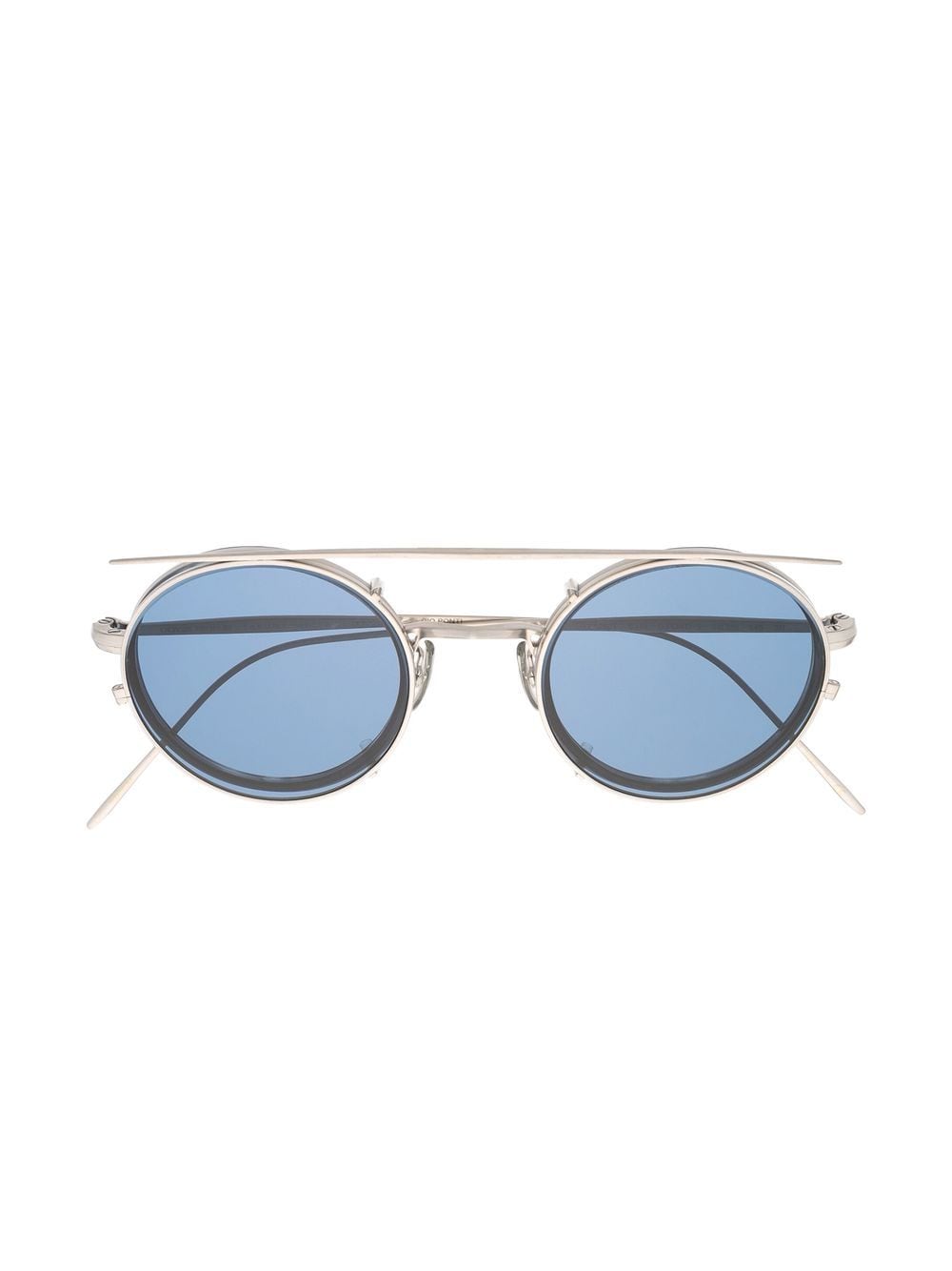 Oliver Peoples Bril met rond montuur - Zilver