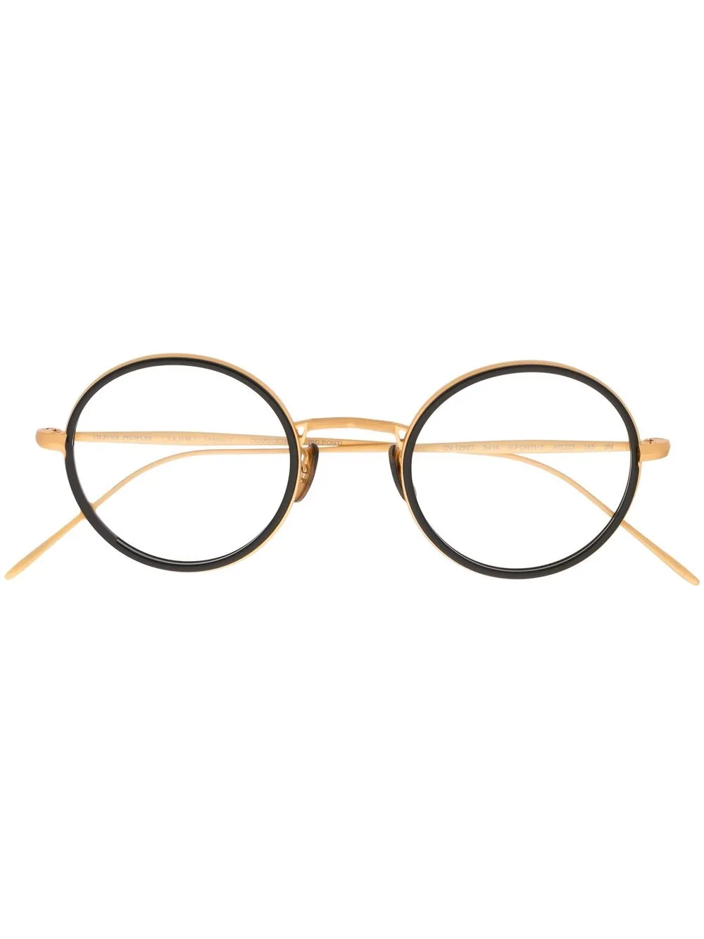 

Oliver Peoples lentes con armazón redonda - Dorado