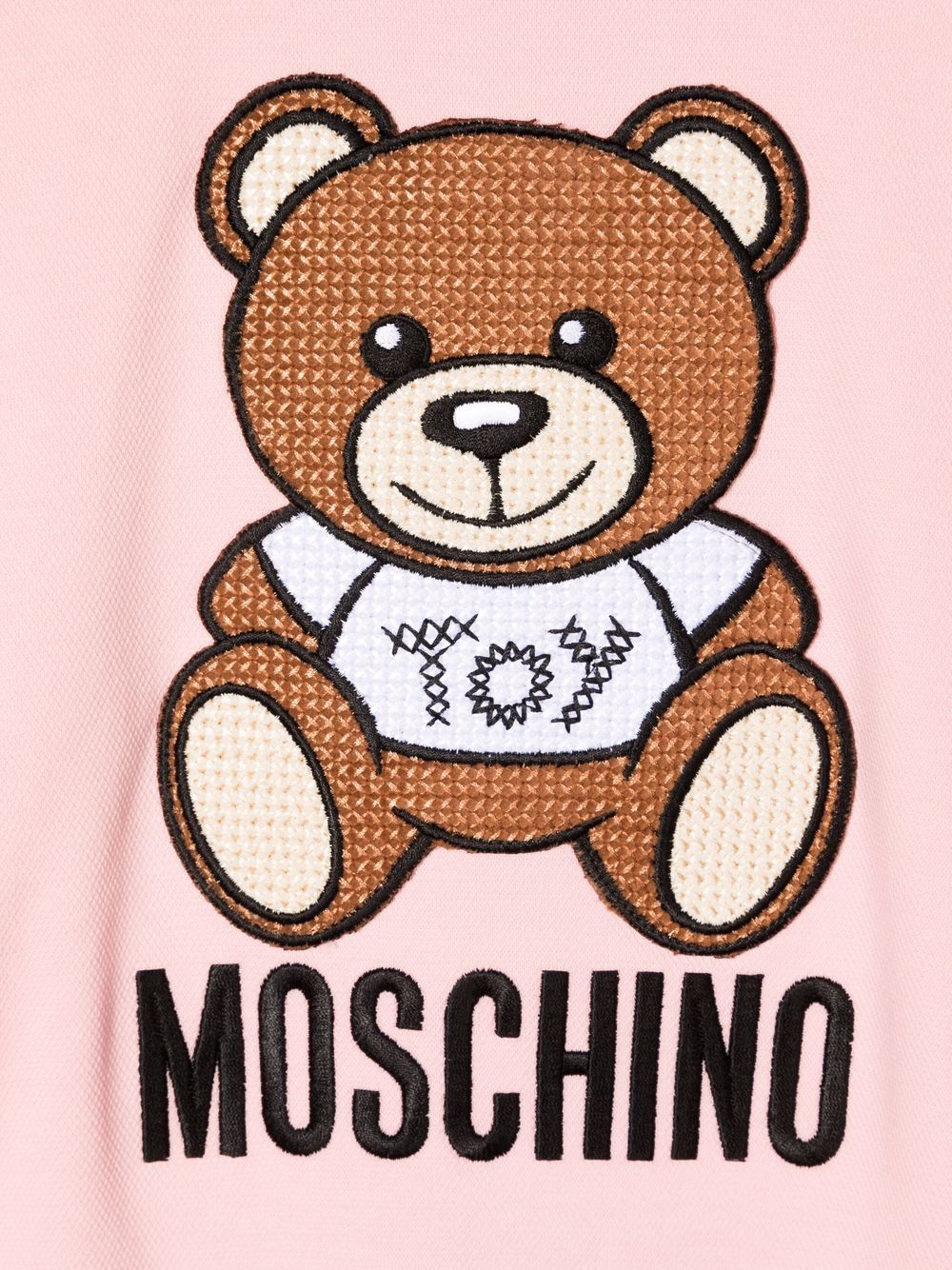 фото Moschino kids толстовка teddy bear с логотипом