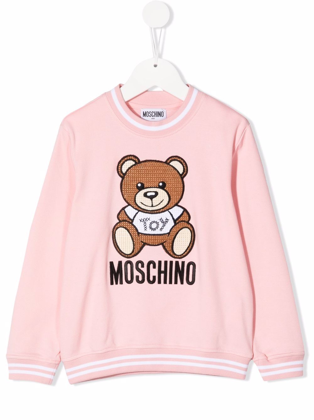 фото Moschino kids толстовка teddy bear с логотипом