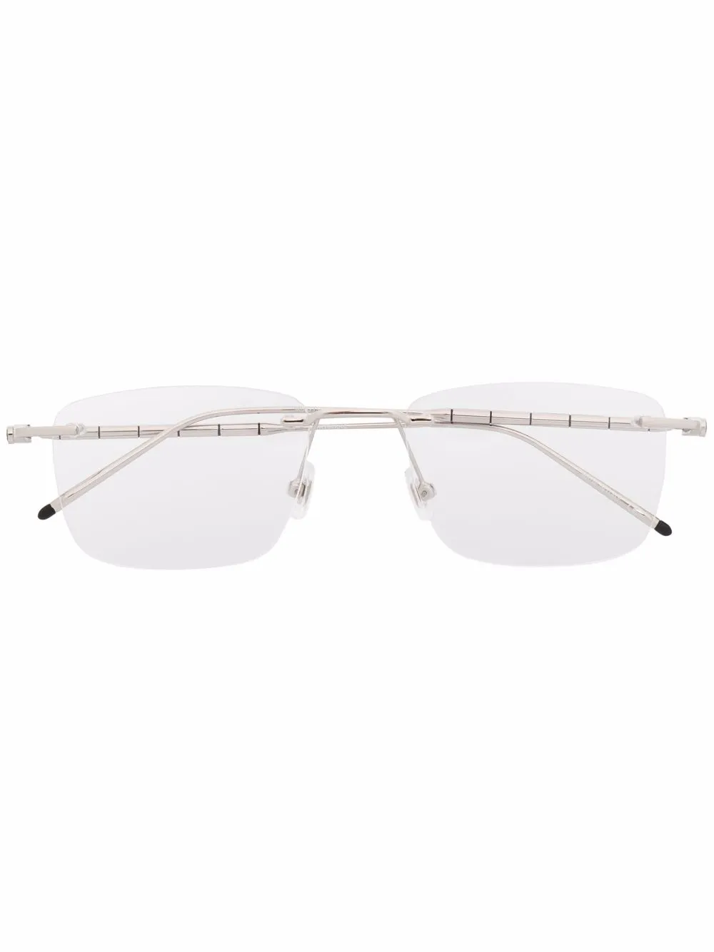 

Montblanc square-frame glasses - Silver