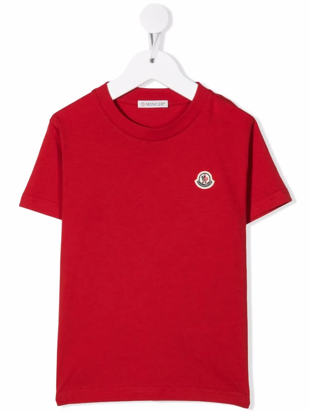 

Moncler Enfant playera con parche del logo - Rojo