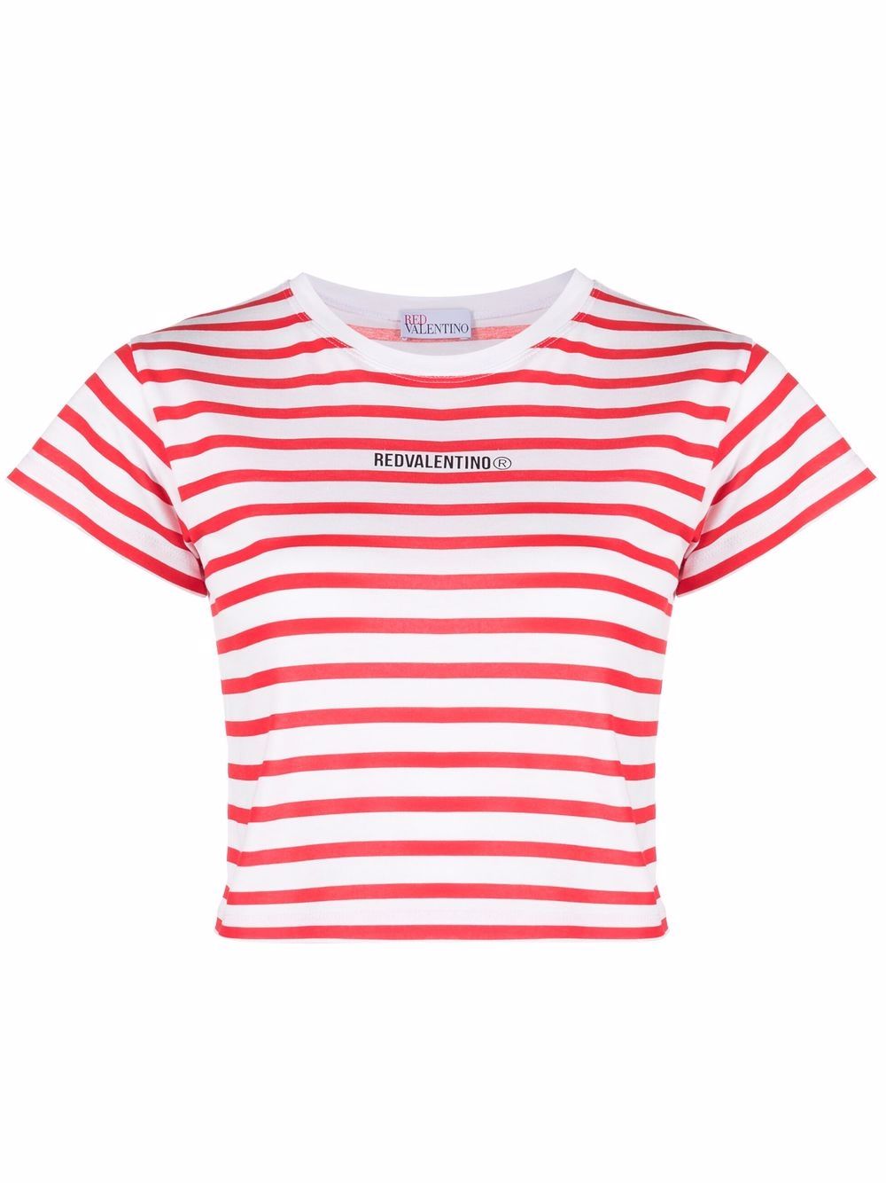 фото Red valentino logo-print t-shirt