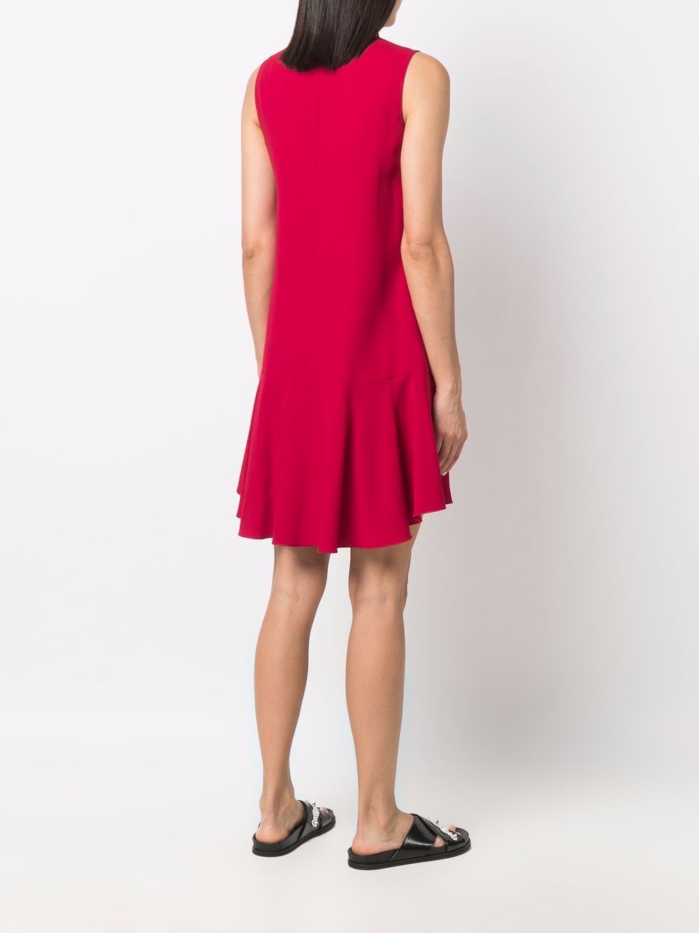 фото Red valentino pleated pussy-bow minidress