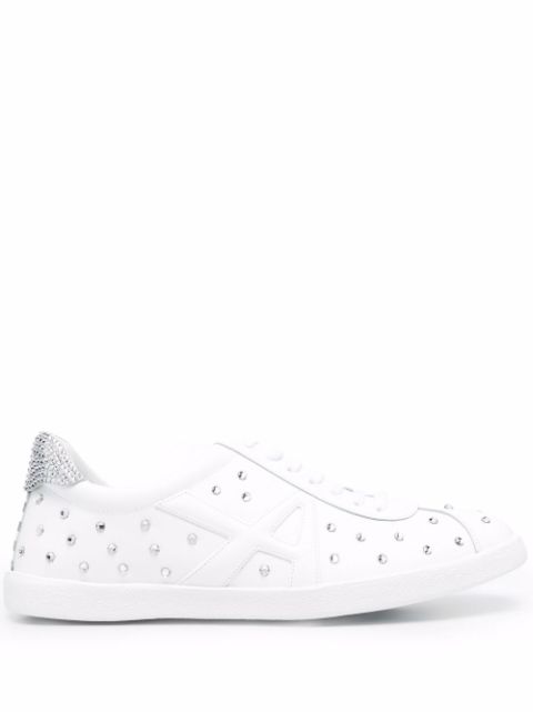 Aquazzura crystal-embellished sneakers Women