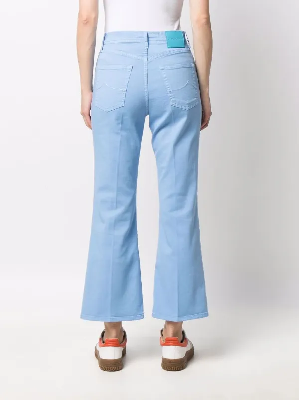 Jacob Cohën Cropped wide-leg Jeans | Blue | FARFETCH