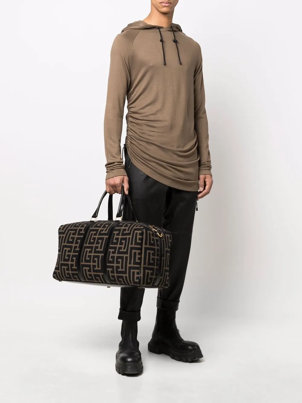 Balmain Broek met verlaagd kruis - Zwart