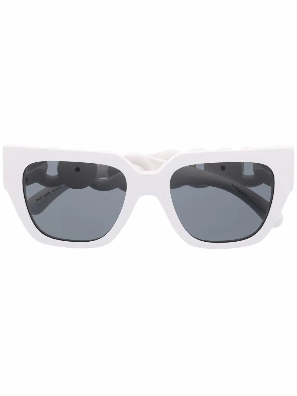 

Versace Eyewear lentes de sol con armazón cuadrada - Blanco