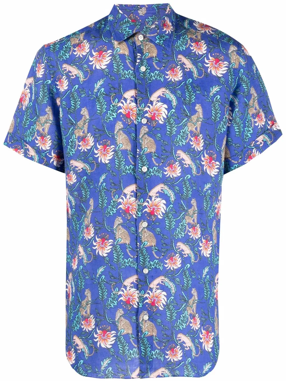 

PENINSULA SWIMWEAR camisa con estampado floral - Azul