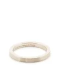 Le Gramme 3g brushed sterling silver ring