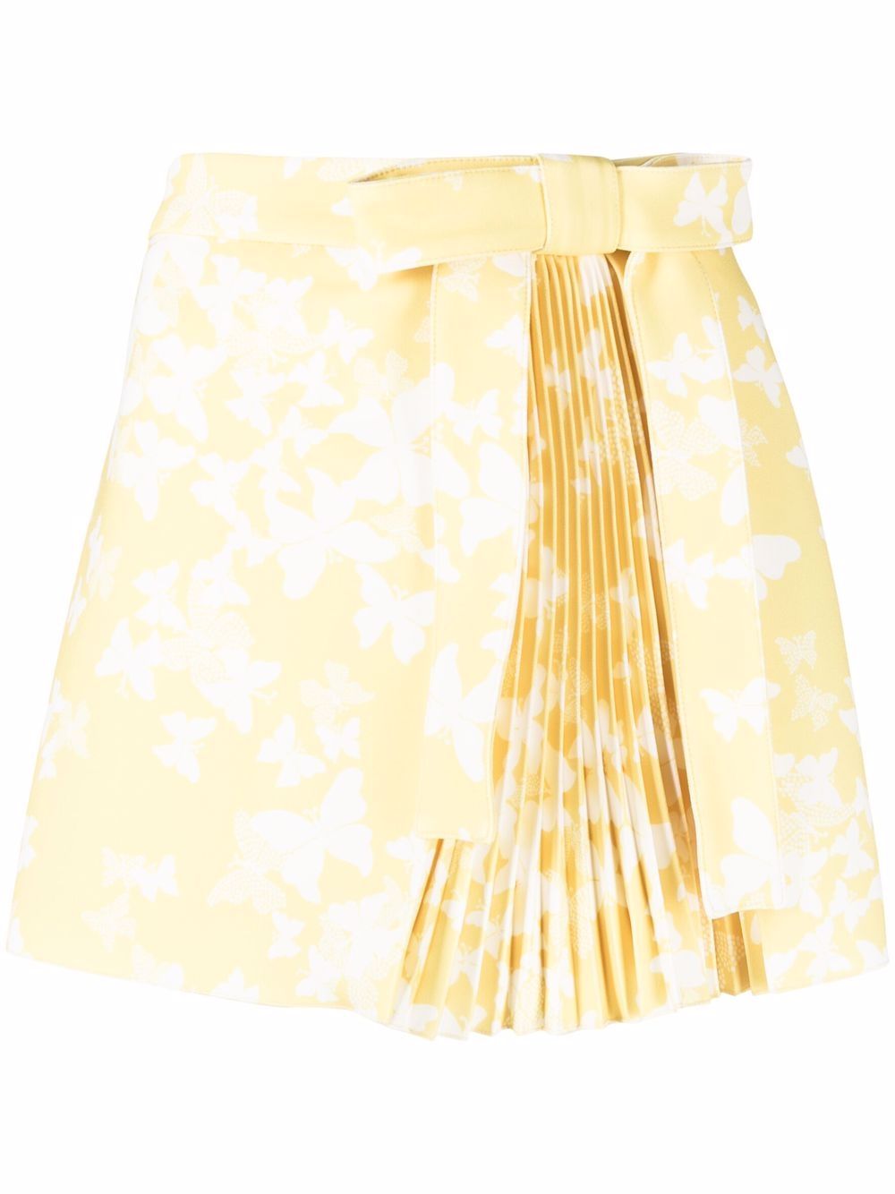 

RED Valentino butterfly-print mini skorts - Yellow