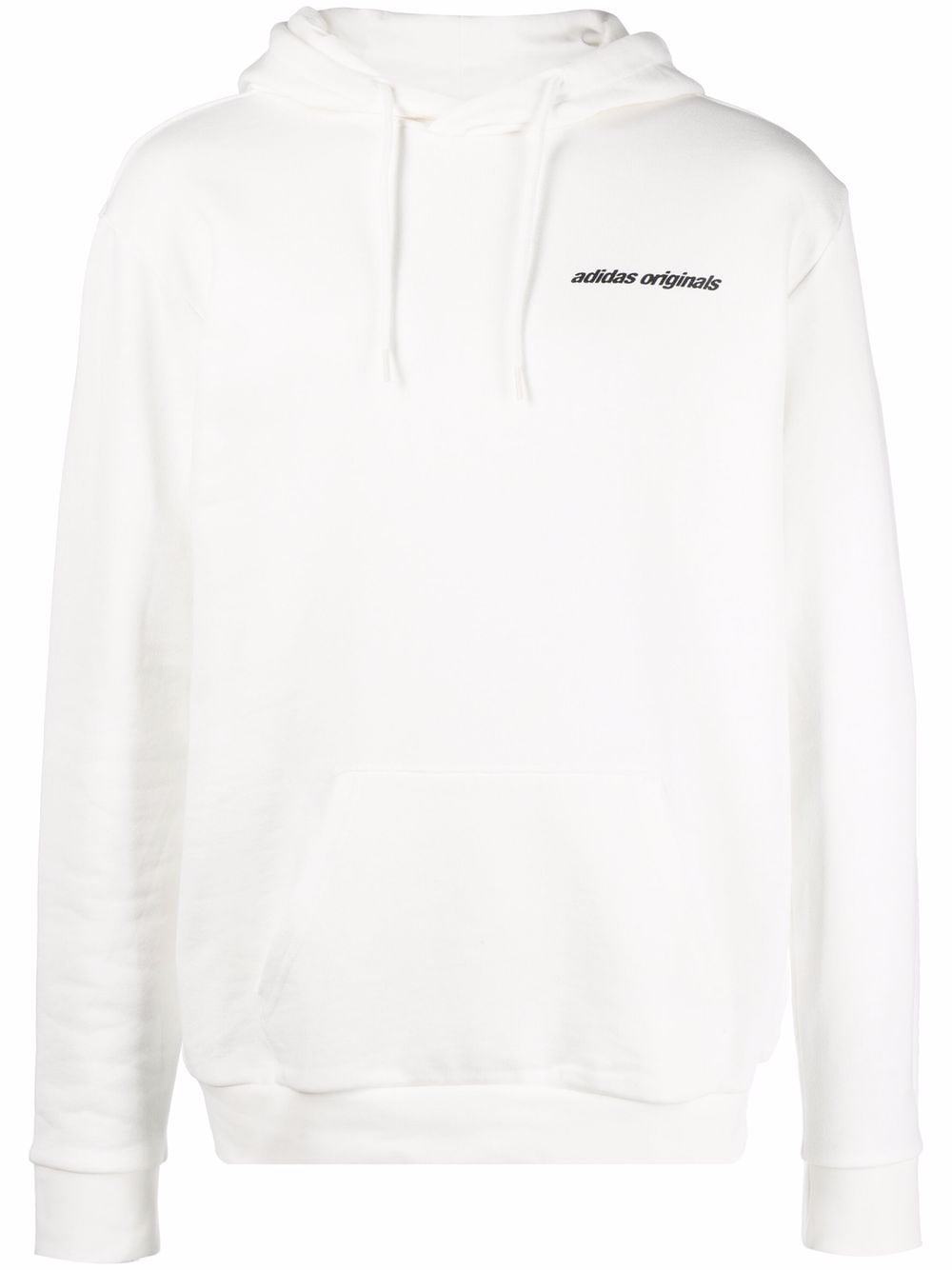 chest logo-print hoodie
