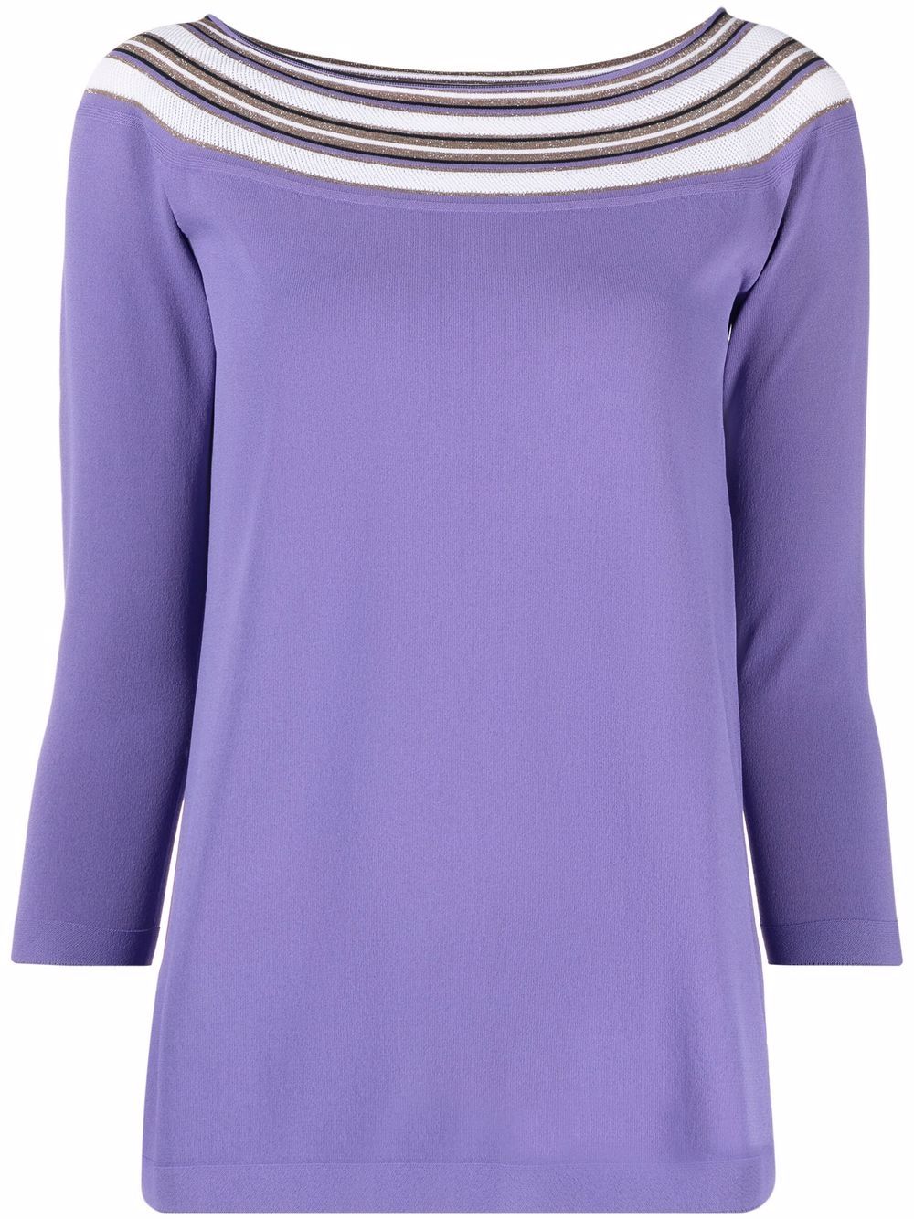 

D.Exterior top con hombros descubiertos - Morado