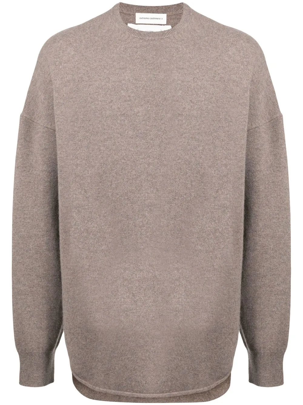 

extreme cashmere crew-neck cashmere-blend jumper - Brown