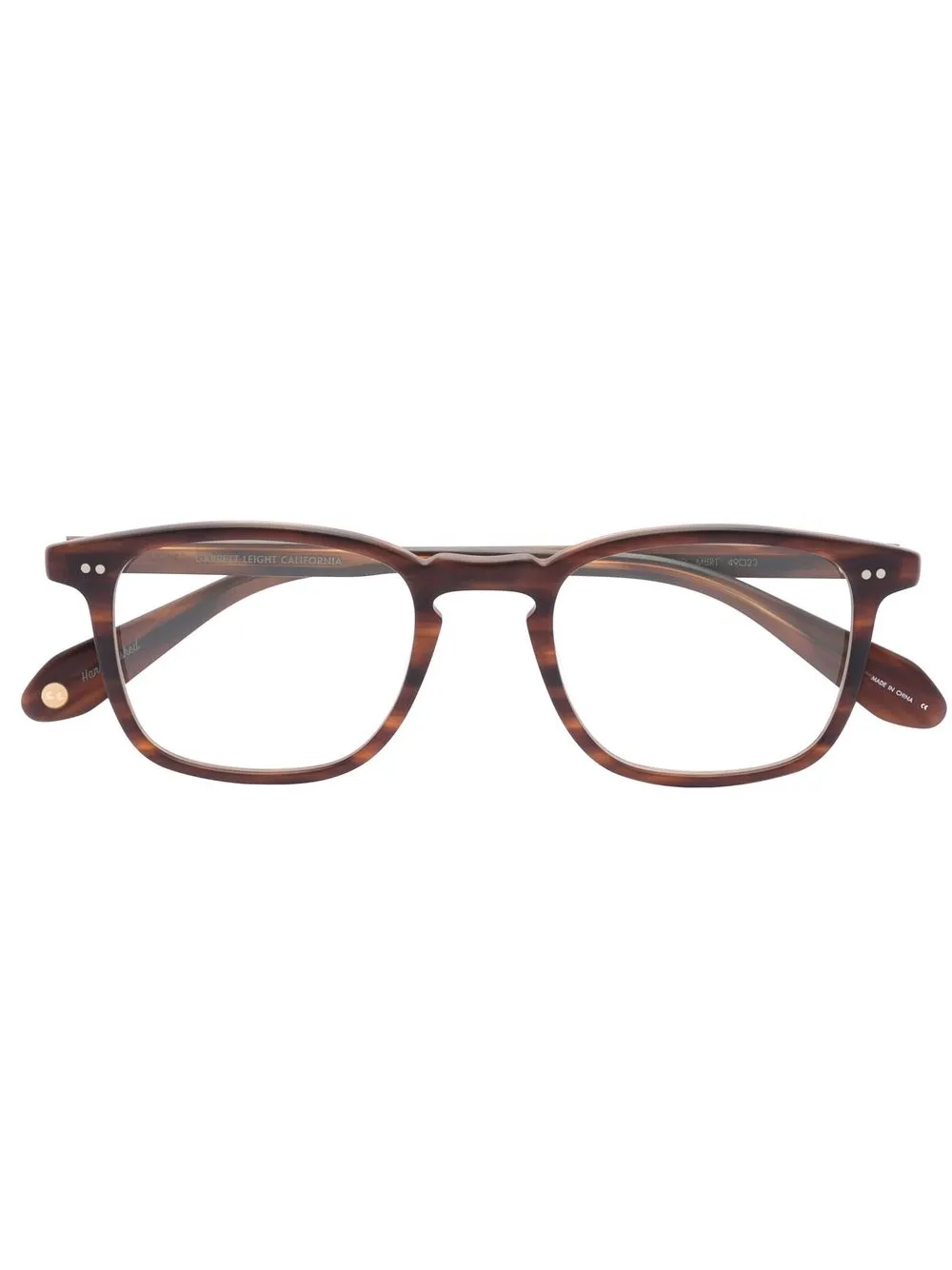 

Garrett Leight lentes con armazón estilo carey - Marrón