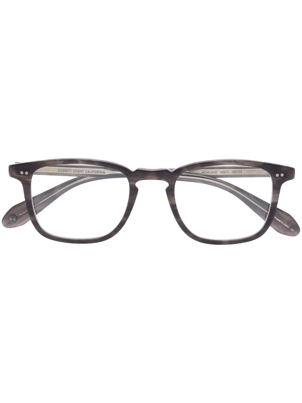 

Garrett Leight tortoiseshell-frame glasses - Grey