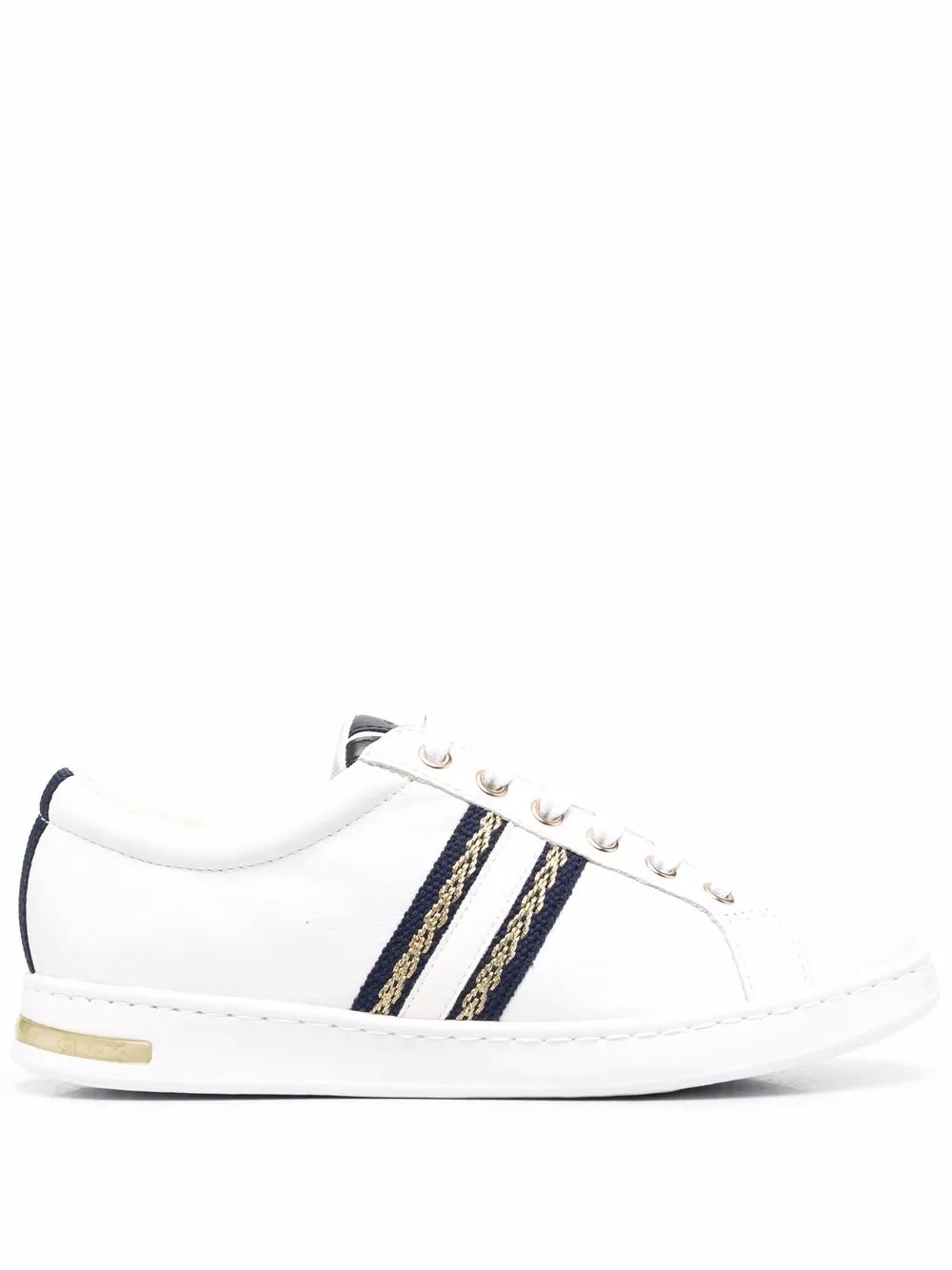 Geox Jaysen embroidered sneakers White