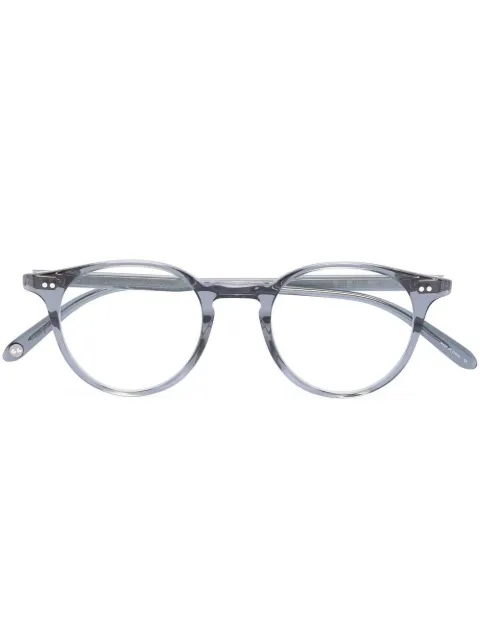 Garrett Leight lentes con armazón redonda