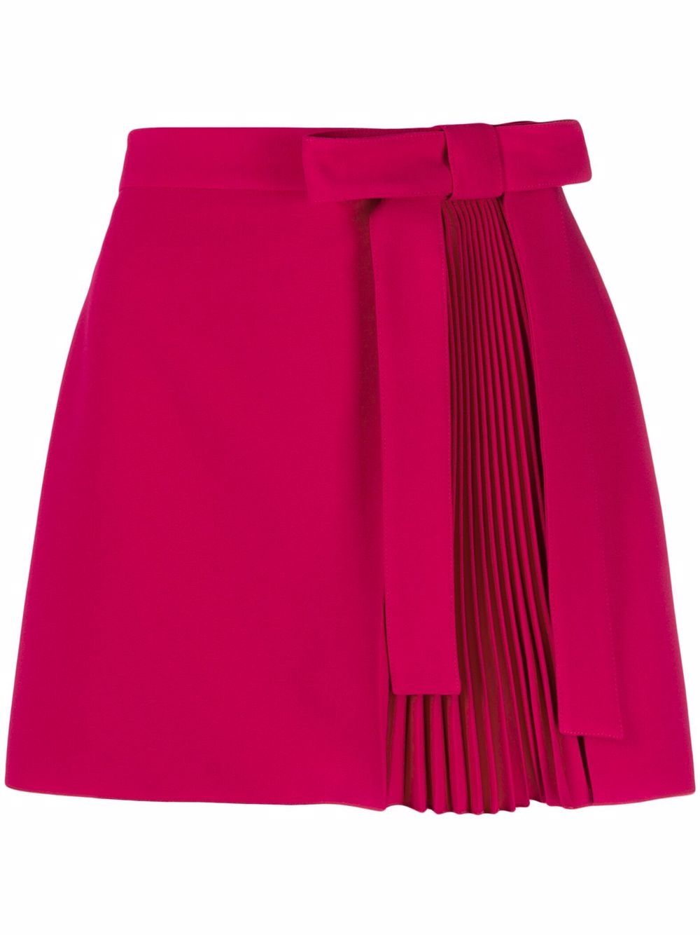 фото Red valentino bow-detail pleated skorts