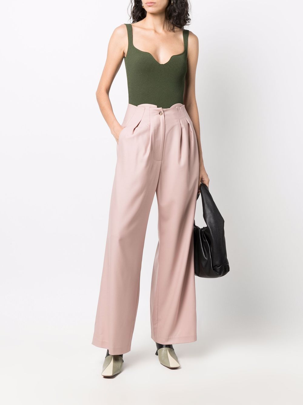 The Mannei Flared broek - Roze