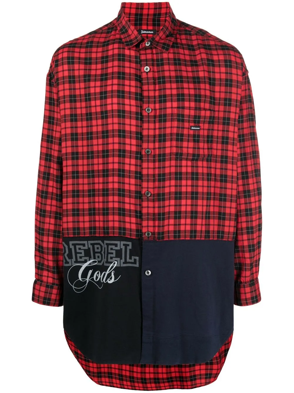 

Undercoverism plaid check pattern shirt - Red