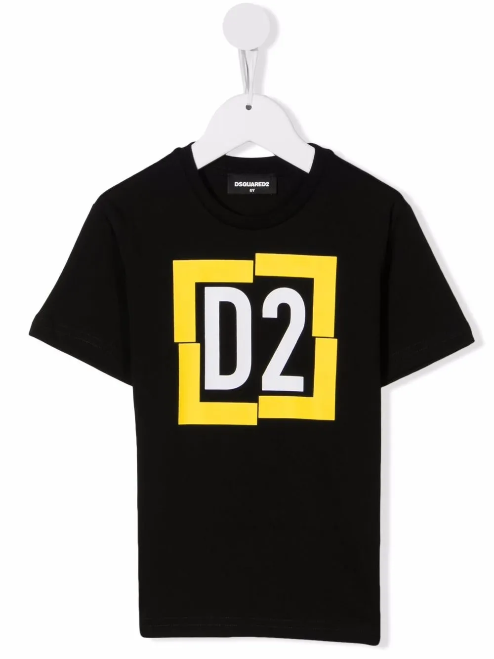 

Dsquared2 Kids playera con logo estampado - Negro