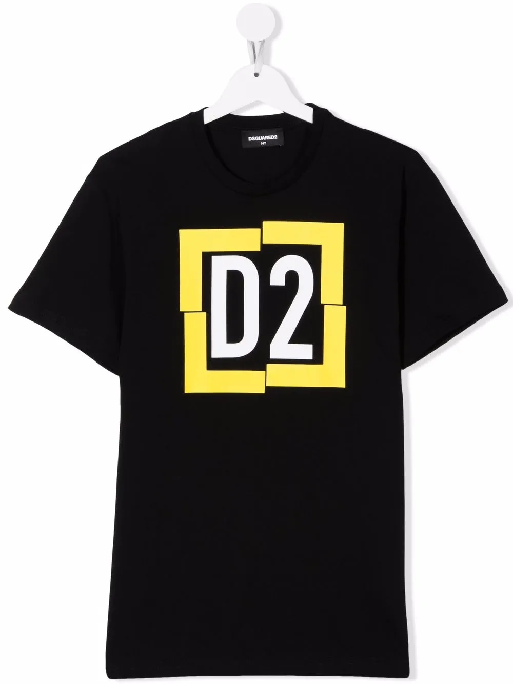 

Dsquared2 Kids playera con logo estampado - Negro