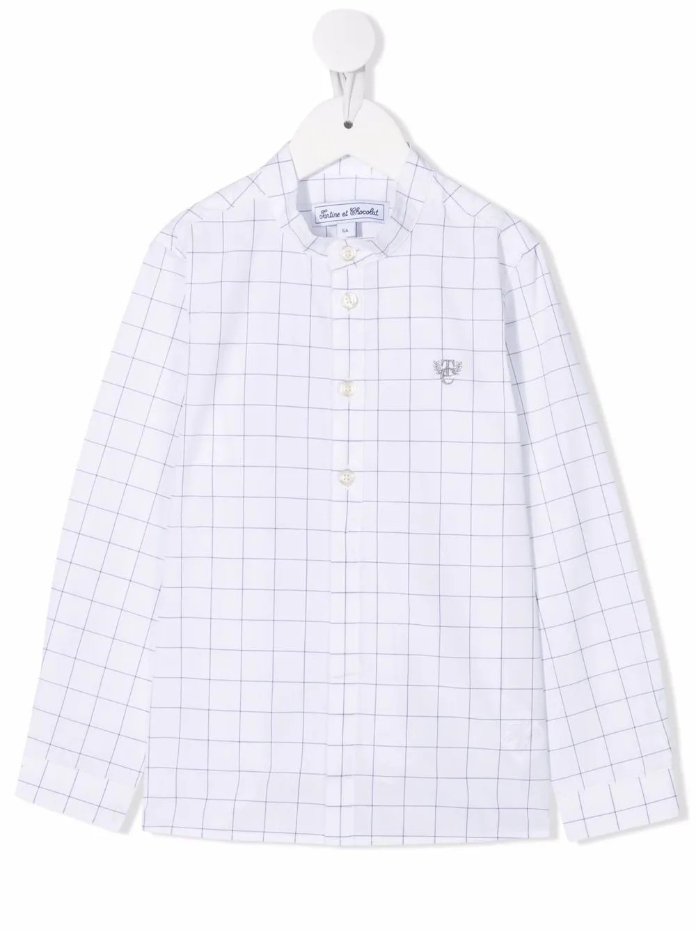 

Tartine Et Chocolat camisa con logo bordado - Blanco