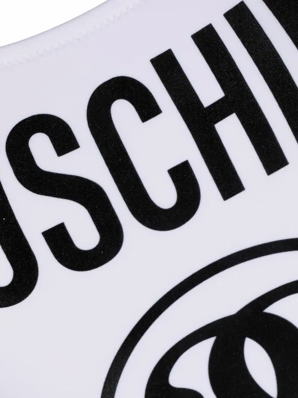 Moschino ロゴ ワンピース水着 Farfetch