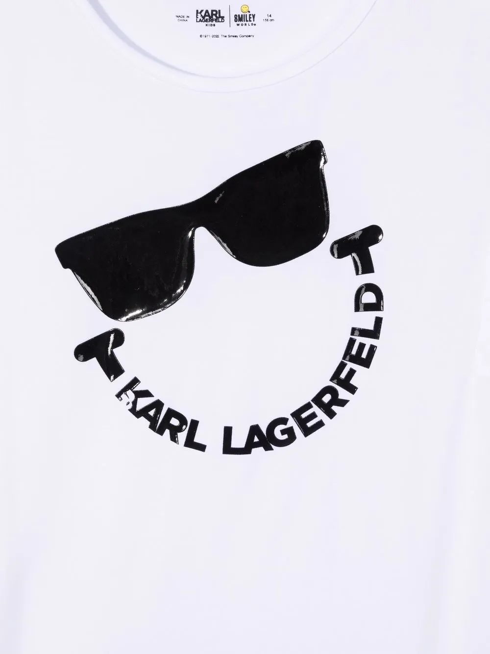 фото Karl lagerfeld kids платье-футболка с логотипом