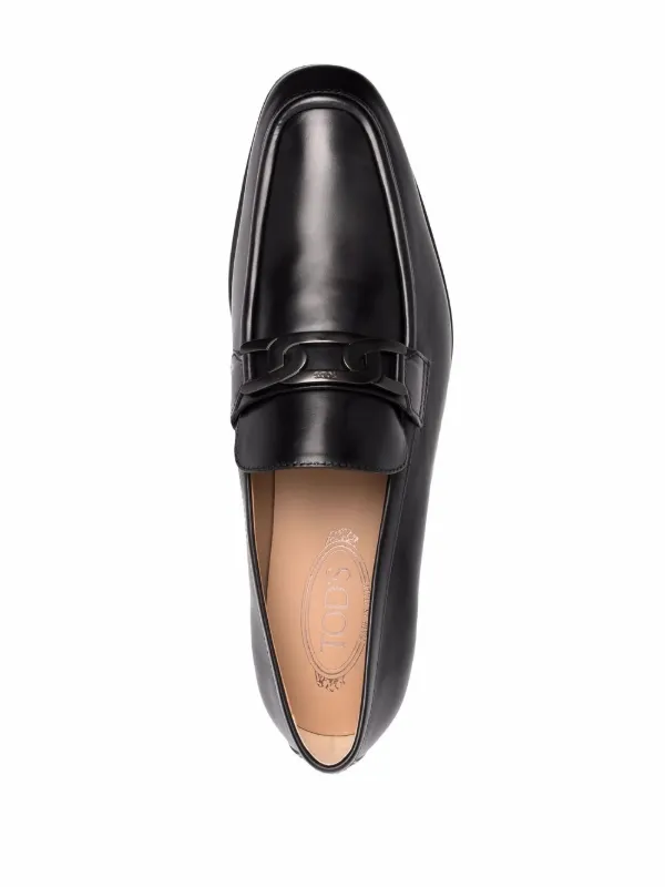 【TOD'S】レザー ロゴプレート ローファー Tod's ロゴプレート レザーローファー 通販 - FARFETCH