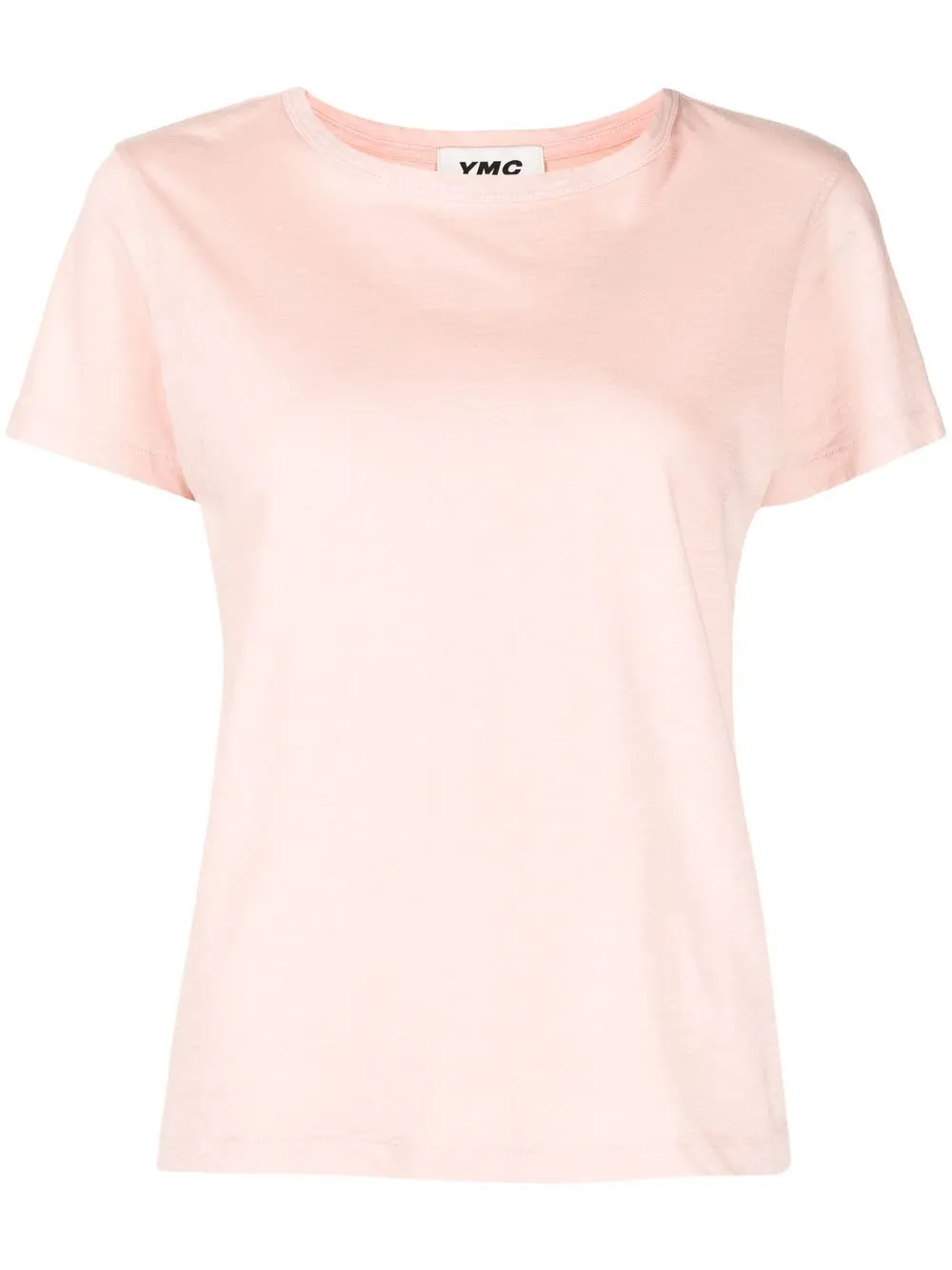 

YMC crew-neck organic-cotton top - Pink